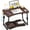 Walnut, variant on Lap Desk for Bed Adjustable Height, Foldable Bed Table with Storage Drawer, Tablet Slot & Cup Holder, Portable Laptop Stand for Bed & Sofa, Bed Desk for Adults & Kids, Walnut
