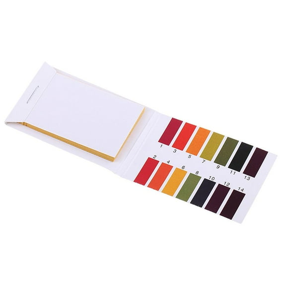 80 tiras / paquete Indicador de pH 1-14 Papel de laboratorio Probador de tornasol Saliva Cola Papel indicador de tornasol PH