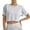 White, variant on BAODANN Crop Tops For Girls Short Sleeve Shirt Girls Summer Tops Neck Slim Fit Tops Basic Tee Girl Workout Too 5t T Shirts Girls Toddler Girl Clothes Long Sleeve Shirt Kids Girls Undershirts Tops