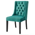 thumbnail image 5 of Side Dining Chair, Set of 2, Teal Blue, Velvet, Modern Contemporary, Kitchen Room Cafe Bistro Restaurant Hospitality, 5 of 9