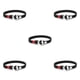 thumbnail image 2 of Guardurnaity trenzada con cuentas Retro Estética Brazalete tejido Parejas Aniversario Unisex Joyería de moda Negro Negro 5Conjunto, 2 of 6