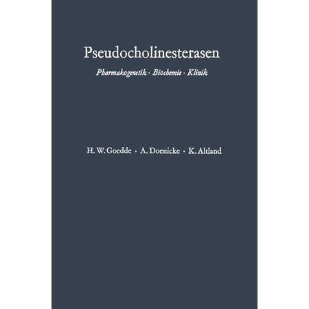 ISBN 9783642879746 product image for Pseudocholinesterasen: Pharmakogenetik - Biochemie - Klinik (Paperback) | upcitemdb.com