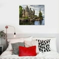 thumbnail image 4 of COMIO  Canvas Wall Art Boldt Castle Posters Pictures Wall Decor Landscape Canvas Prints、For Living Room、Bedroom、Office With Framed, 4 of 4