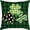 Black&green, variant on St Patricks Day Clover Buffalo Plaid Throw Pillow Cover, 12 x 20 Inch Polka Dot Shamrock Cushion Case Decoration for Sofa Couch