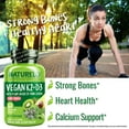 thumbnail image 2 of NATURELO Vitamin D3 K2 - Vegan K2+D3 with Plant Based D3 from Lichen - Natural D3 Supplement for Immune System, Bone Support, Heart Health - Whole Food - Non-GMO - Gluten Free, 60 Capsules, 2 of 5