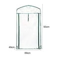 thumbnail image 6 of Tnobhg Clear PVC Greenhouse Replacement Cover with Zipper Door Optimal Sunlight Plant Growth Visibility UV Resistant Greenhouse Film Garden Supplies, 6 of 8