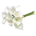 thumbnail image 1 of White Calla Lily Bouquet Artificial Flowers, 1 of 1