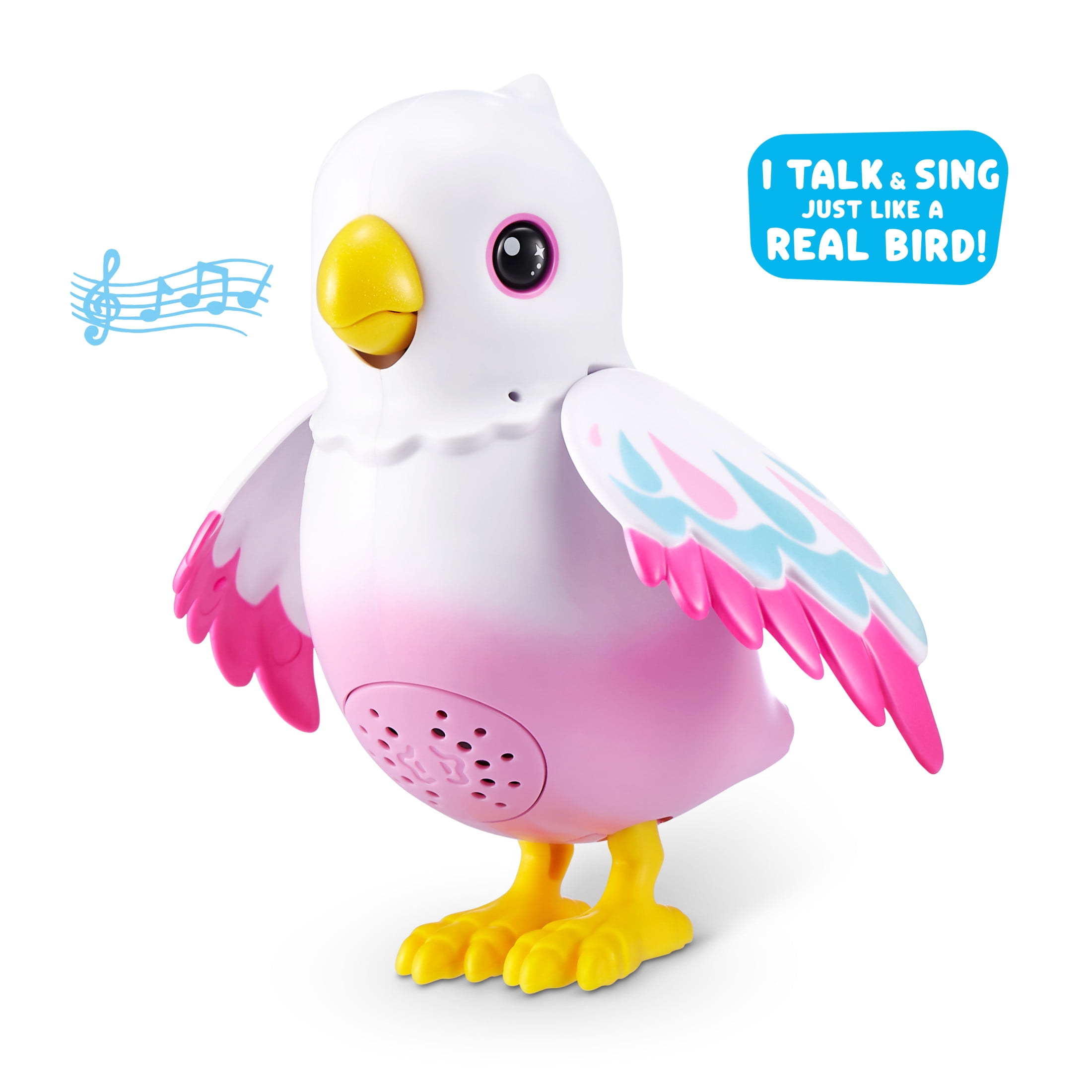 Pets Alive Polly the Magic Bird, Interactive Electronic Pet, Realistic Pet Playset by ZURU for Kids Ages 3+