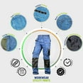 thumbnail image 6 of Skylinewears Men Denim Workwear pant Cordura Knee Reinforcement Work Trouser Lt-Blue 32-30, 6 of 7
