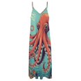 thumbnail image 6 of Octopus Art Sleeveless Dress Loose Women's Dress Dresses Luxury Evening Dresses, 6 of 9