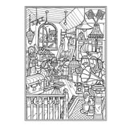 Adult Coloring: Creative Haven Home Sweet Home Coloring Book (Paperback)