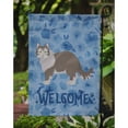 thumbnail image 3 of Carolines Treasures CK4980GF Siberian Forest 1 Cat Welcome Flag Garden Size Small multicolor, 3 of 3