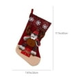 thumbnail image 4 of Xuniizn Christmas Stockings Bulk, Assorted Festive Xmas Stockings for Fireplace Mantel Decor, Traditional Holiday Ornaments, Christmas Decorations for Home, Cloth, Red, 4 of 7