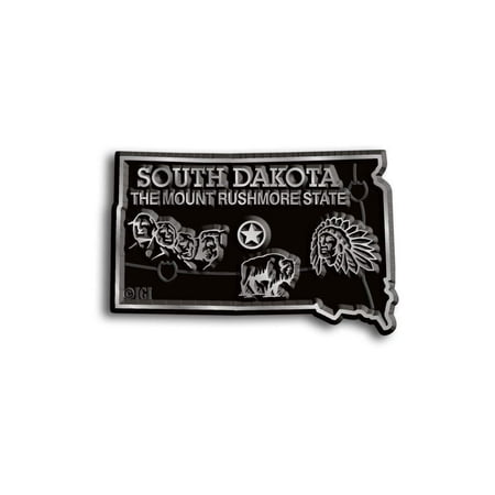 Mount Rushmore Charm - South Dakota The Mount Rushmore State Map Fridge Magnet