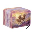 thumbnail image 6 of HELLHERO Horse Print Toaster Cover 4 Slice, Dustproof Toaster Protector with Adjustable Drawstring, Anti Scratches Microwave Oven Cover Easy to Clean, 6 of 8