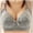 Gray-A, variant on Up to 65% off!Plus Size Bras for Women Full Coverage Fashion Bowknot Printing Comfortable Hollow Out Bra Underwear No Rims