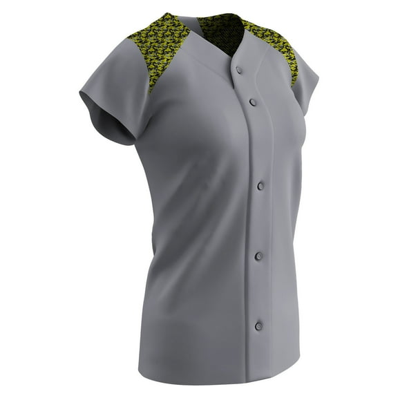 Champro Women's Circuit Softball Jersey Grey, 2XL