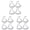 A4_12pc Clear 1.89x1.5in, variant on Veeogra 4Pc Tablecloth Clips,Table Cover Clamps,Plastic Clear Holders,Tablecloth Weights,Heavy Duty Windproof Design,Indoor & Outdoor Use,For Indoor & Outdoor Use,1.89X1.5In