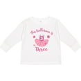 thumbnail image 3 of Inktastic Ballerina 3rd Birthday Girls Long Sleeve Toddler T-Shirt, 3 of 5