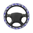 thumbnail image 3 of Kll Car Steering Wheel Cover, Universal 15 Inch, Soft Elastic And Comfortable,Car Accessories Decorations-Butterflies, 3 of 7
