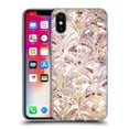 thumbnail image 1 of Micklyn Le Feuvre Marble Patterns Dusty Rose And Coral Art Deco Marbling Pattern Soft Gel Case Compatible with Apple iPhone X / iPhone XS, 1 of 7
