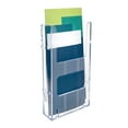 thumbnail image 3 of Deflecto® Lit Loc® Interlocking Leaflet Literature Display, 8"H x 4 3/8"W x 1 1/4"D, Clear, 3 of 8