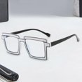 thumbnail image 2 of Fnochy Blue Light Glasses, Color Block Glasses, Anti-Blue Light Eyewear, Fluorescent Contrast Frames, Unisex Design - Reduce Eye Strain, Stylish & Comfortable for Daily Use, 2 of 6