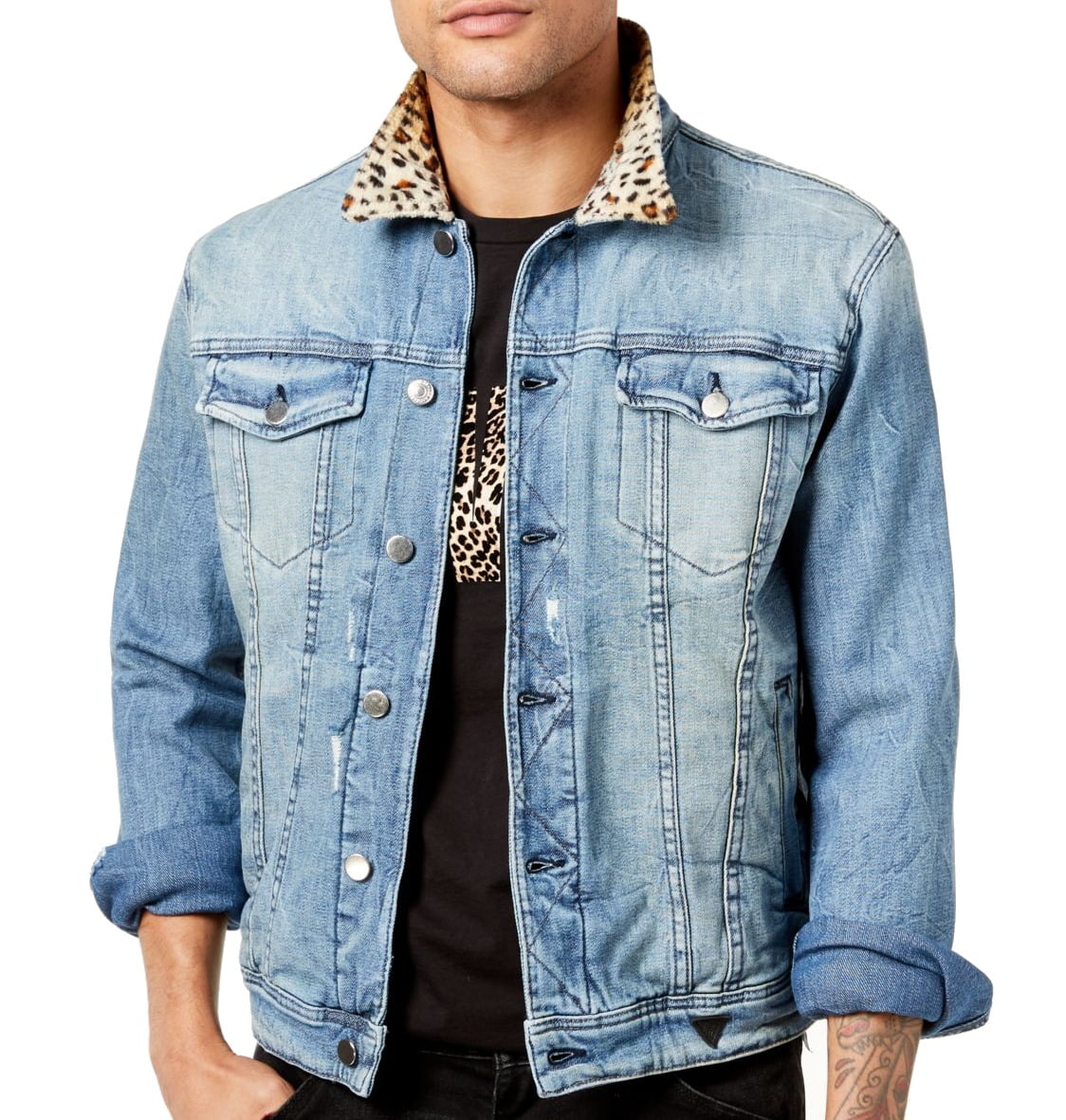 guess mens bubble coat