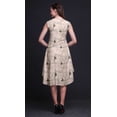 thumbnail image 5 of Bimba Pink Blossom & Goldfinch Bird Women Knee Length Sleeveless Casual Summer Sun Tank Dress-X-Small, 5 of 6