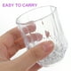thumbnail image 2 of KAKOWELY 2 vasos iluminados con luz LED, copas de vino brillantes, vasos parpadeantes con forma de piña., 2 of 4