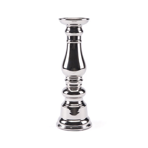 Candle Holder Silver Medium Silver