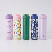 TAL 26oz Stainless Steel Ranger Water Bottle with Easy Sip Straw, Blue Sport