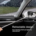 thumbnail image 5 of Escobilla de goma para espejo de coche, escurridor de ventana de ducha retráctil portátil, longitud extendida hasta 98cm, negro, 1 unidad Sincero Electrónica, 5 of 5