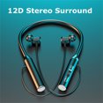 thumbnail image 2 of Wireless Bluetooth-compatible 5.2 Headphones Hanging Neck Stereo Noise Cancelling Universal Sports Headset With Microphone, 2 of 9