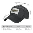 thumbnail image 5 of DouZhe Adjustable Washed Cotton Baseball Cap - Eagle Mayan Symbol Prints Vintage Dad Hat Unisex Sports Caps (Black), 5 of 7