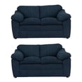 thumbnail image 1 of Sala 2-2 TRINITY Aston ( 2 piezas Love Seat ) Azul Oscuro Para Sala, 1 of 8