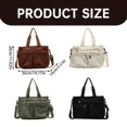 thumbnail image 3 of Giyblacko Solid Color Corduroy Tote Bag Large Capacity Crossbody Bag Vintage Casual Shoulder Bag Messenger Handbag For Woman, 3 of 8