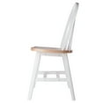 thumbnail image 4 of Winsome Windsor 2-Pc Chair Set, Natural & White Finish, 4 of 9