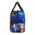 thumbnail image 4 of Bolsa de almuerzo grande Power Rangers para mujeres y hombres, lonchera térmica para adultos, bolsa de almuerzo reutilizable para el trabajo, picnic o viajes (negro), 4 of 8