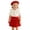 E202-Red, variant on hengsof Baby Girl Three Piece Set Beret 3D Floral Short Sleeve Top Bow Skirt Set Cute Casual Round Neck Summer Outfit Suitable for Ages 0–3 Years