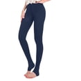 thumbnail image 2 of Ghalytn Women's Fleece Lined Leggings - High Waist Thermal Tights with Foot Straps, Winter Warm Stretch Pants, 2 of 6