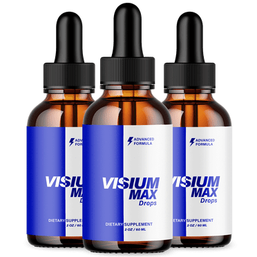 Visium Max Vision Support Drops Advanced Formula Eye Health Supplement 90 Servings