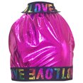 thumbnail image 2 of MuXiKeJi Clothes Girls Glitter Letter Off Shoulder Crop Top Sleeveless Performance Shirt For Dance Party Stage Wear, 2 of 4