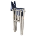 thumbnail image 5 of Safavieh Laguna Outdoor Patio Director Chair, Set of 2 - Grey/Navy, 5 of 7