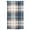Blue, variant on Sheer Curtains 54 Inch Length, Blue Brown Plaid Semi Sheer Curtains Light Filtering Window Treatment, Vintage Abstract Stripes Lattice Privacy Voile Drapes for Living Room Bedroom 52x54 Inch