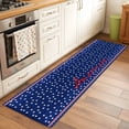 thumbnail image 2 of 4th of July 2'x6' Runner Rugs for Hallway Kitchen Bedside Non Slip, Independence Day American Patriotic Stars Blue Entryway Rug Runners with Rubber Backing, Long Carpet Runner for Laundry Room, 2 of 8