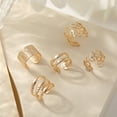 thumbnail image 5 of Meidiya Hip-hop Style Non Ear Piercing Earring Cuff Earrings Ear Cuff Earrings Non-Piercing Fake Helix Cartilage Cuff Earrings Conch Cuffs Earrings for Women Various Style, 5 of 8