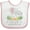 White and Pink, variant on Inktastic I Am Fearfully and Wonderfully Made Cute Elephants Boys or Girls Baby Bib