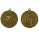 thumbnail image 5 of 3x6x Punk Pirates Azteca Moneda Medallón Colr de Colgante Bronce Sunnimix Colgante de calavera con medallón de moneda, 5 of 6