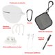 thumbnail image 2 of Funda y Kit de Accesorios 8 en 1 Gadget Collection Mx para Huawei Freebuds 4i blanco, 2 of 2